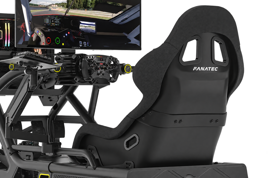 example of cockpit use Fanatec GT Cockpit Seat Black